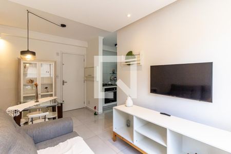 Sala de apartamento para alugar com 1 quarto, 45m² em Campos Elíseos, São Paulo