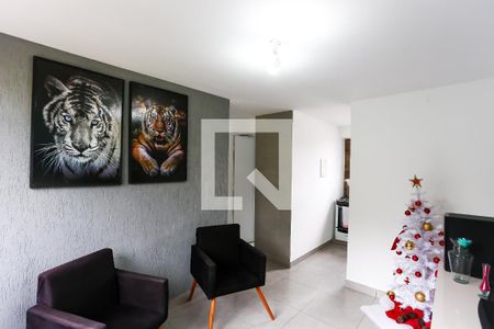 Sala  de apartamento à venda com 2 quartos, 51m² em Jardim Mirna, Taboão da Serra