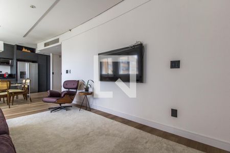 Sala de TV de apartamento para alugar com 1 quarto, 70m² em Alphaville Industrial, Barueri