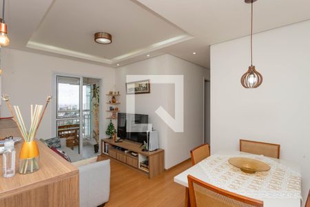 Sala  de apartamento à venda com 2 quartos, 51m² em Centro, Diadema