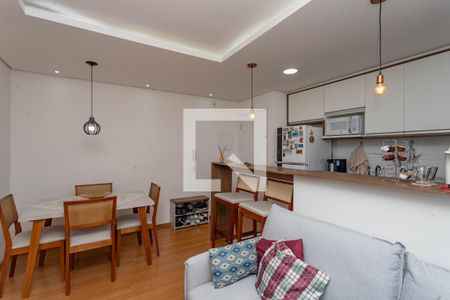 Sala  de apartamento à venda com 2 quartos, 51m² em Centro, Diadema