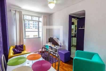 Sala de apartamento para alugar com 1 quarto, 40m² em Guilhermina, Praia Grande