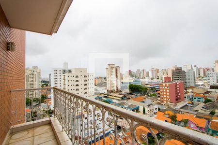 Varanda da sala de estar de apartamento para alugar com 3 quartos, 400m² em Centro, Santo André