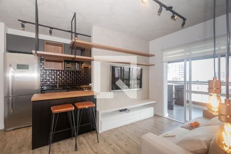 Sala de apartamento à venda com 2 quartos, 72m² em Chácara Santo Antônio (zona Sul), São Paulo