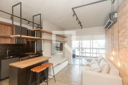 Sala de apartamento à venda com 2 quartos, 72m² em Chácara Santo Antônio (zona Sul), São Paulo