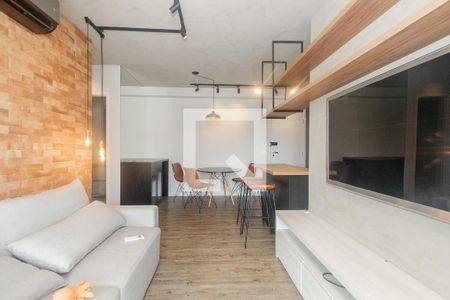 Sala de apartamento à venda com 2 quartos, 72m² em Chácara Santo Antônio (zona Sul), São Paulo