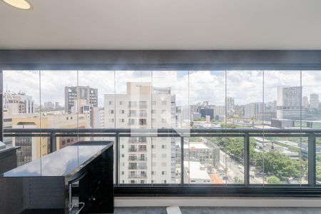 Varanda da Sala de apartamento à venda com 2 quartos, 72m² em Chácara Santo Antônio (zona Sul), São Paulo