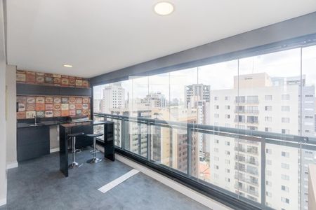 Varanda da Sala de apartamento à venda com 2 quartos, 72m² em Chácara Santo Antônio (zona Sul), São Paulo