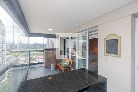 Varanda da Sala de apartamento à venda com 2 quartos, 72m² em Chácara Santo Antônio (zona Sul), São Paulo