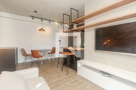 Sala de apartamento à venda com 2 quartos, 72m² em Chácara Santo Antônio (zona Sul), São Paulo