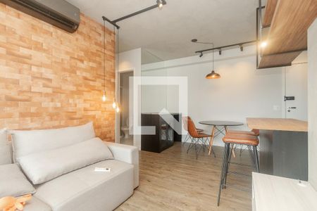 Sala de apartamento à venda com 2 quartos, 72m² em Chácara Santo Antônio (zona Sul), São Paulo