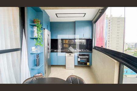 Varanda - Cozinha de apartamento à venda com 2 quartos, 90m² em Jardim, Santo André