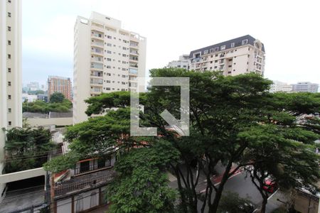 Vista Varanda  de apartamento para alugar com 1 quarto, 32m² em Indianópolis, São Paulo