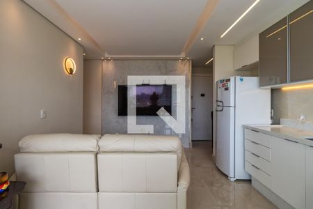 Sala/Cozinha Americana de apartamento à venda com 2 quartos, 55m² em Alphaville Empresarial, Barueri