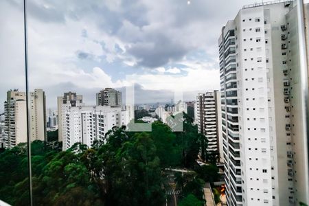 Varanda gourmet - vista de apartamento à venda com 2 quartos, 120m² em Vila Andrade, São Paulo