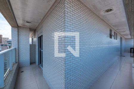 Varanda de apartamento para alugar com 4 quartos, 135m² em Pompéia, Santos