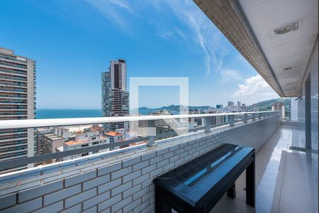 Varanda de apartamento para alugar com 4 quartos, 135m² em Pompéia, Santos