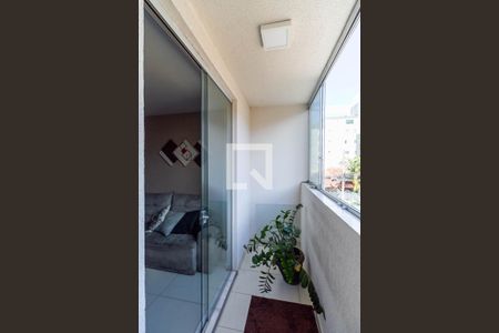 Varanda da sala  de apartamento à venda com 3 quartos, 83m² em Serrano, Belo Horizonte