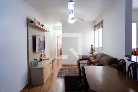 Sala de apartamento à venda com 2 quartos, 132m² em Vila Alzira, Santo André