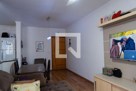 Sala de apartamento à venda com 2 quartos, 132m² em Vila Alzira, Santo André