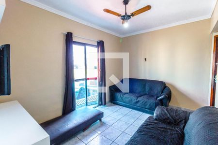 Sala de apartamento para alugar com 1 quarto, 40m² em Aviação, Praia Grande