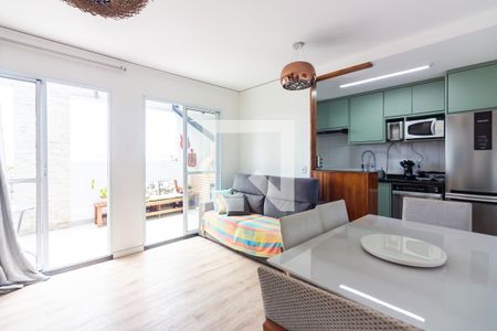 Sala  de apartamento à venda com 3 quartos, 80m² em Vila Osasco, Osasco