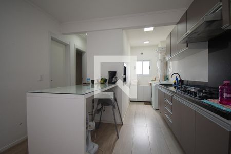 cozinha de apartamento à venda com 2 quartos, 51m² em Campina, São Leopoldo