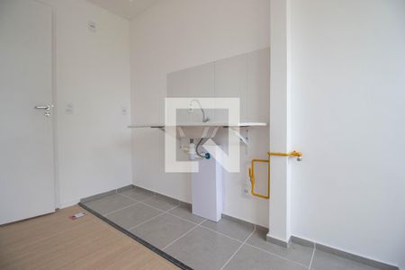 Sala - Cozinha - Área de serviço de apartamento à venda com 1 quarto, 25m² em Sé, São Paulo