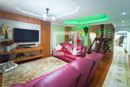Sala de casa à venda com 3 quartos, 170m² em Parque Novo Oratório, Santo André