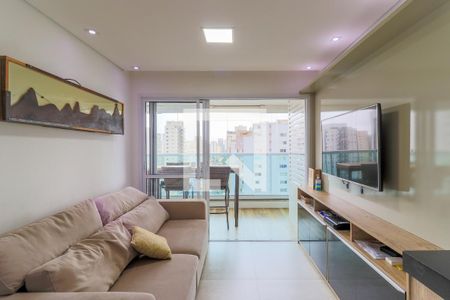 Sala de apartamento para alugar com 2 quartos, 67m² em Cidade Monções, São Paulo