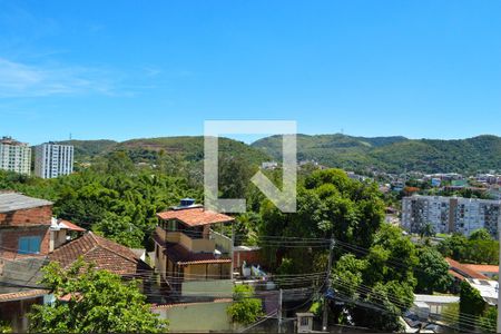 Vista da Sala  de apartamento à venda com 1 quarto, 50m² em Pechincha, Rio de Janeiro