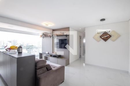 Sala de apartamento para alugar com 3 quartos, 75m² em Vila Osasco, Osasco