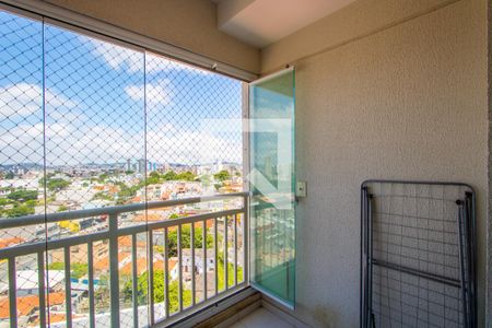 Varanda da sala de apartamento à venda com 2 quartos, 61m² em Vila Apiaí, Santo André