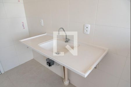 Sala/cozinha de apartamento para alugar com 2 quartos, 31m² em Cambuci, São Paulo