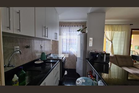 Cozinha de apartamento à venda com 2 quartos, 50m² em Morada das Vinhas, Jundiaí