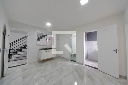 Sala/Cozinha de apartamento à venda com 1 quarto, 36m² em Vila Lucia, São Paulo
