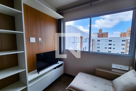 Sala e Cozinha de apartamento para alugar com 1 quarto, 25m² em Vila Butantã, São Paulo