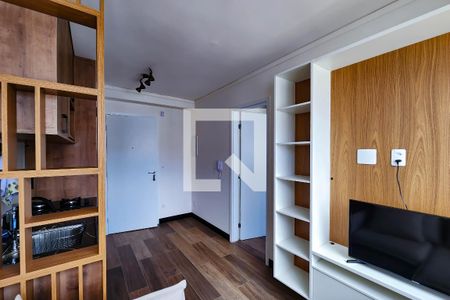 Sala e Cozinha de apartamento para alugar com 1 quarto, 25m² em Vila Butantã, São Paulo