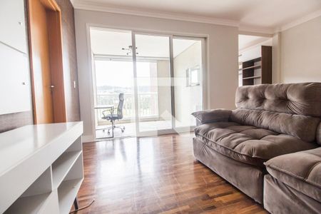 Sala de TV de apartamento à venda com 2 quartos, 72m² em Tamboré, Santana de Parnaíba