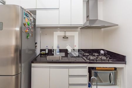 Cozinha de apartamento à venda com 2 quartos, 64m² em Vila da Serra, Nova Lima