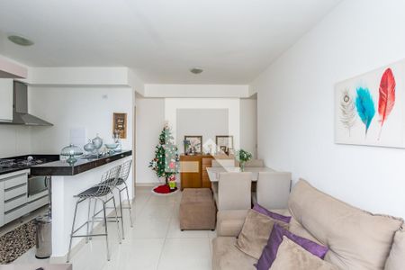 Sala de apartamento à venda com 2 quartos, 64m² em Vila da Serra, Nova Lima