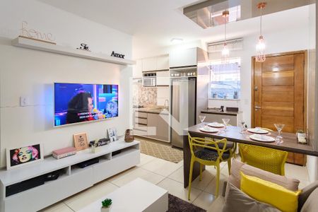 Sala de apartamento à venda com 2 quartos, 44m² em Chácara Califórnia, São Paulo