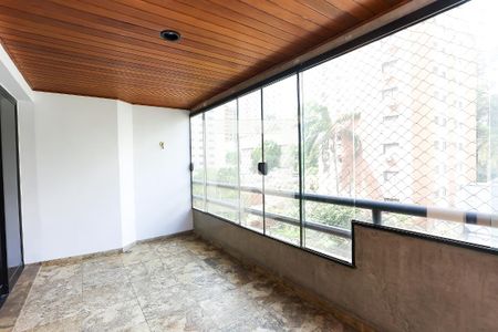 Varanda da Sala de apartamento à venda com 3 quartos, 130m² em Real Parque, São Paulo
