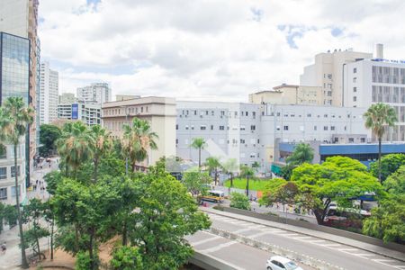 Vista da sala de apartamento para alugar com 1 quarto, 27m² em Centro Histórico, Porto Alegre