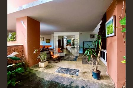 Varanda vista  de casa à venda com 6 quartos, 420m² em Jardim Botânico, Rio de Janeiro