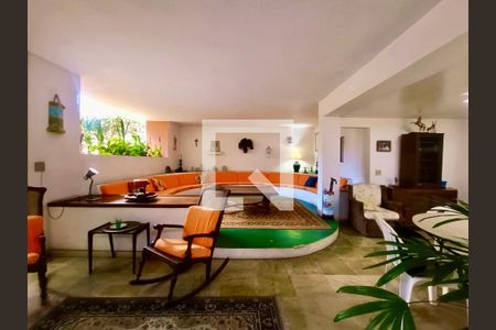 Sala 1 de casa à venda com 6 quartos, 420m² em Jardim Botânico, Rio de Janeiro
