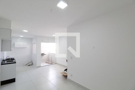 Sala de apartamento para alugar com 2 quartos, 52m² em Novo Mundo, Uberlândia