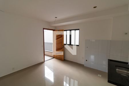 Sala/Cozinha de apartamento à venda com 1 quarto, 26m² em Vila Santana, São Paulo