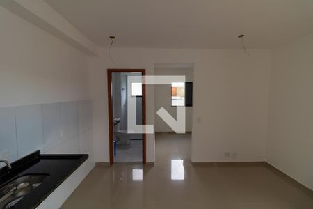 Sala/Cozinha de apartamento à venda com 1 quarto, 26m² em Vila Santana, São Paulo