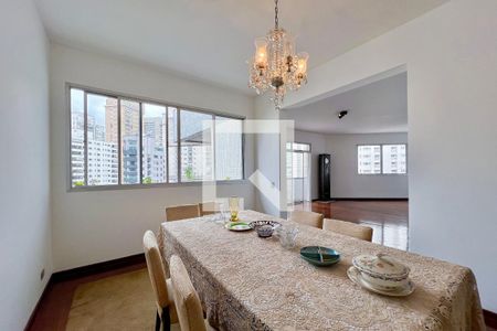 Sala de Jantar de apartamento à venda com 4 quartos, 244m² em Indianópolis, São Paulo